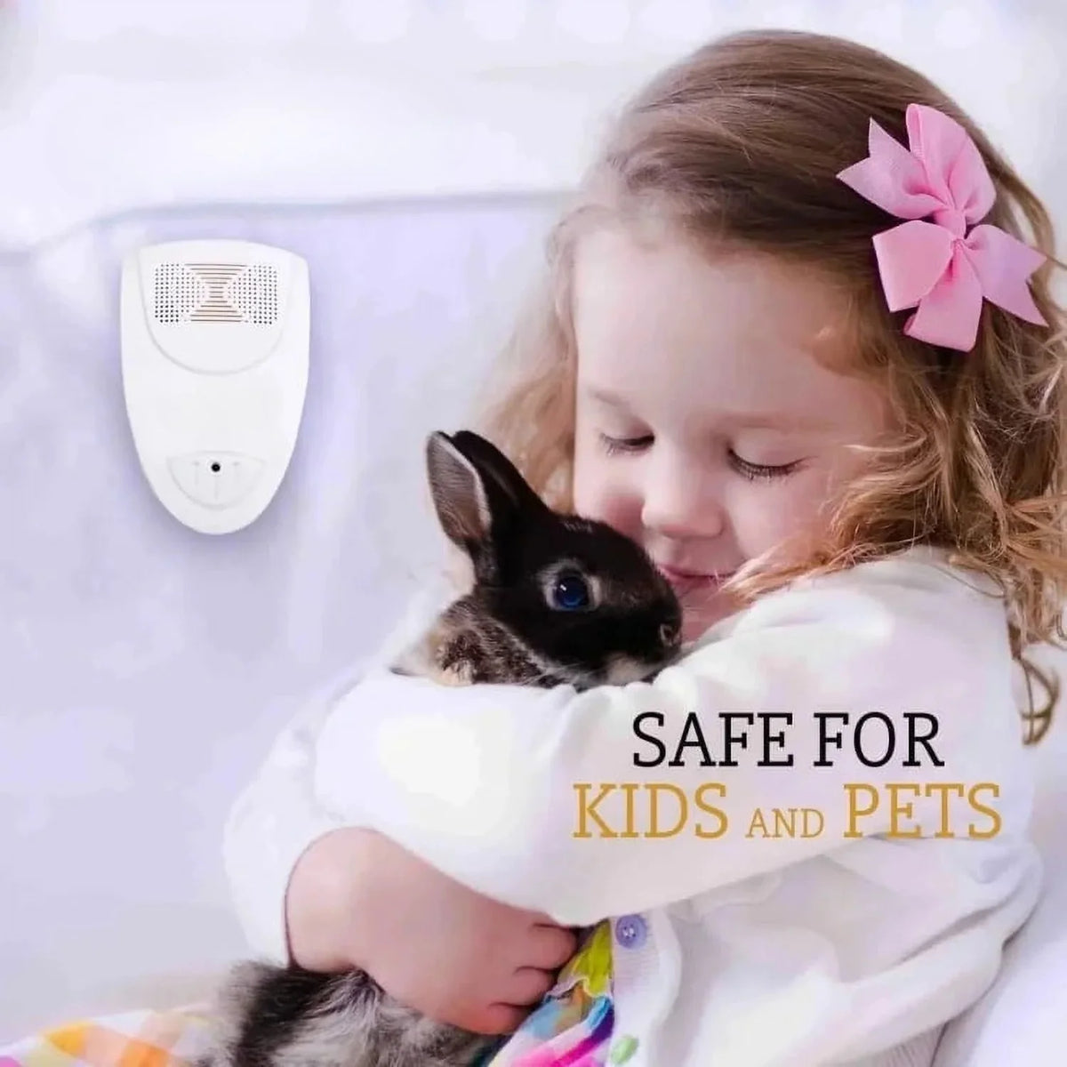 Bed Bug Repeller | Ultrasonic & Plug-In | 215 Sq Ft Coverage