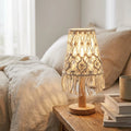 Bedside Lamp | Feather-Textured Shade & Warm Diffused Light | E27 Socket