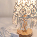 Bedside Lamp | Feather-Textured Shade & Warm Diffused Light | E27 Socket