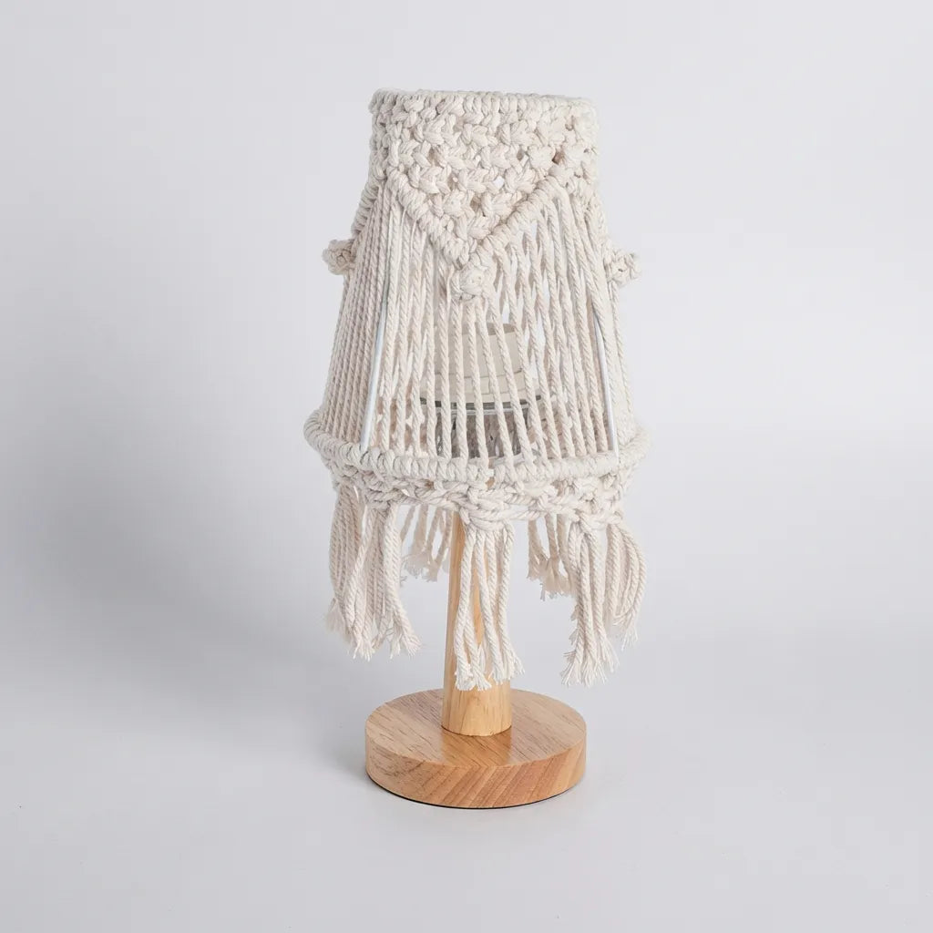 Bedside Lamp | Feather-Textured Shade & Warm Diffused Light | E27 Socket