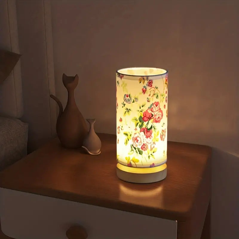 Bedside Night Light | Linen-Look & Soft Ambient Glow