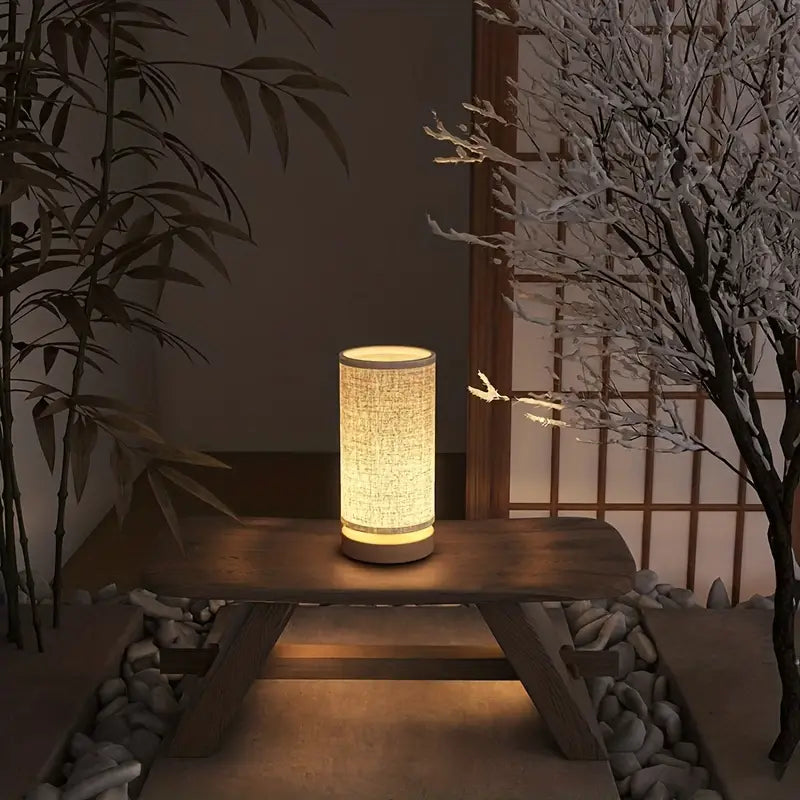 Bedside Night Light | Linen-Look & Soft Ambient Glow