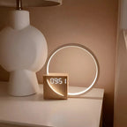 Bedside Table Lamp | Wake-Up Light & Alarm USB Charging