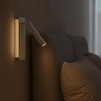 Bedside Wall Lamp | Rotating Head & Warm & Cool LED