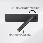 Bedside Wall Lamp | Rotating Head & Warm & Cool LED