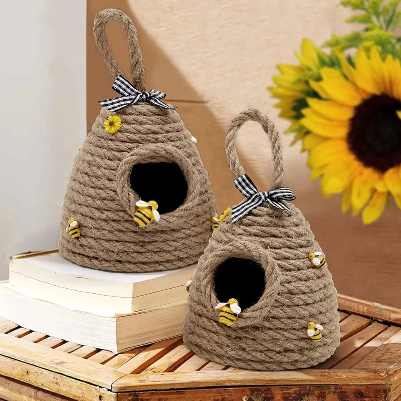 Beehive Decoration | Hanging & Mountable | Khaki