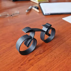 Bicycle Sculpture | Minimalist Metal Desk & Shelf Accent
