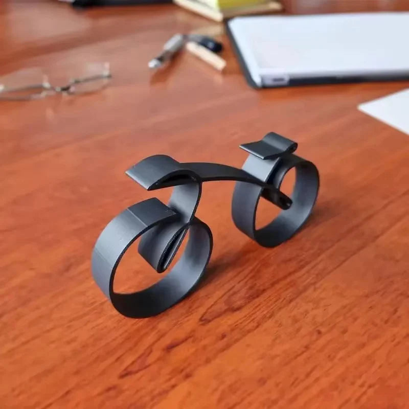 Bicycle Sculpture | Minimalist Metal Desk & Shelf Accent