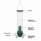 Bird Feeder | Squirrel-Proof Rotating Perch & Large Capacity | Hanging Mount