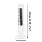 Bladeless Tower Fan | USB-Powered & Child-Safe
