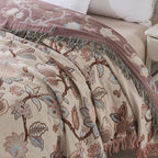 Blanket with Tassel Trim
