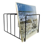 Book & Record Stand | Triangular Wrought Iron