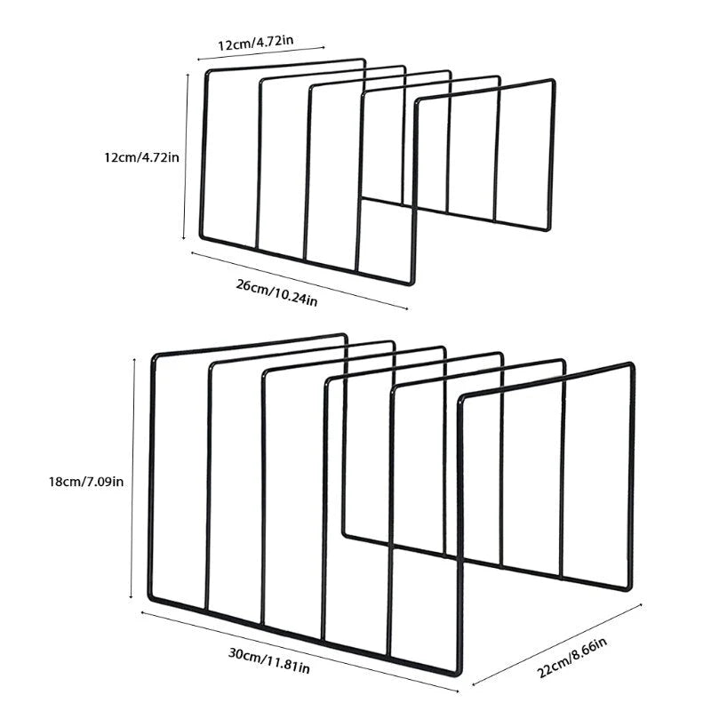 Book & Record Stand | Triangular Wrought Iron