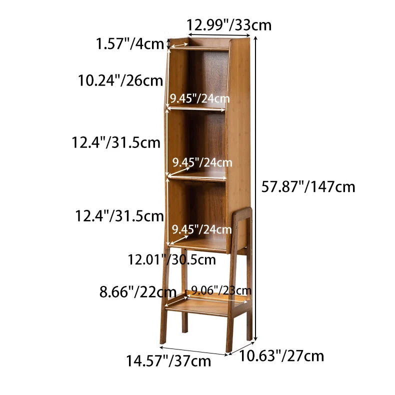 Bookshelf | Japanese Bamboo & Plywood | Small/Medium/Large