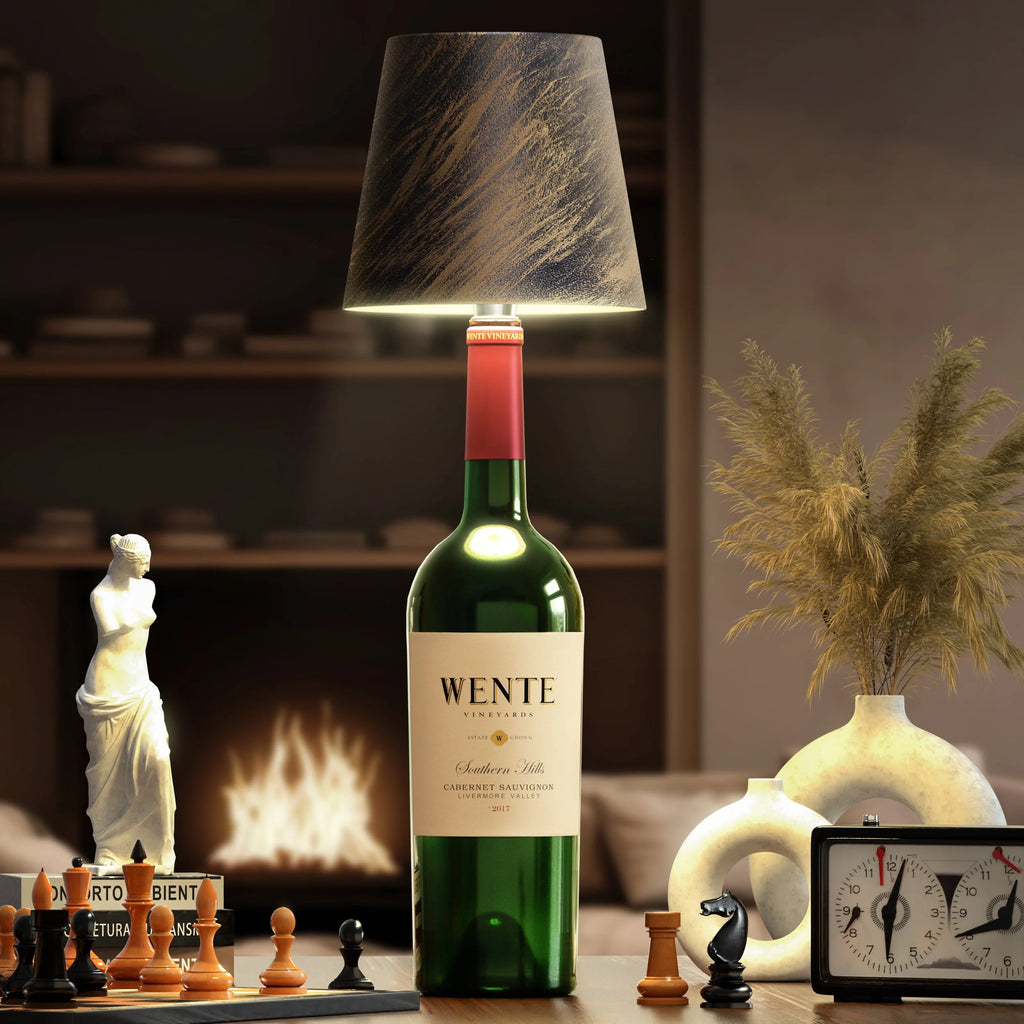 Bottle Lamp | Wireless & Rechargeable USB-C Warm 3000K | Universal Fit