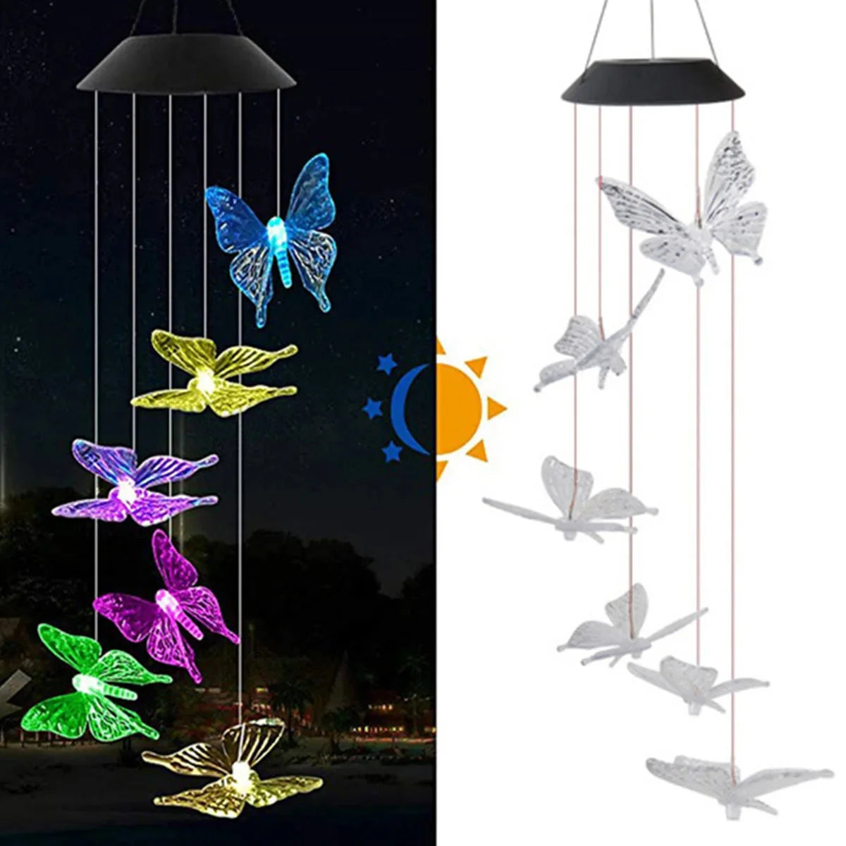 Butterfly Lamp | Solar-Powered LED & Weather-Resistant