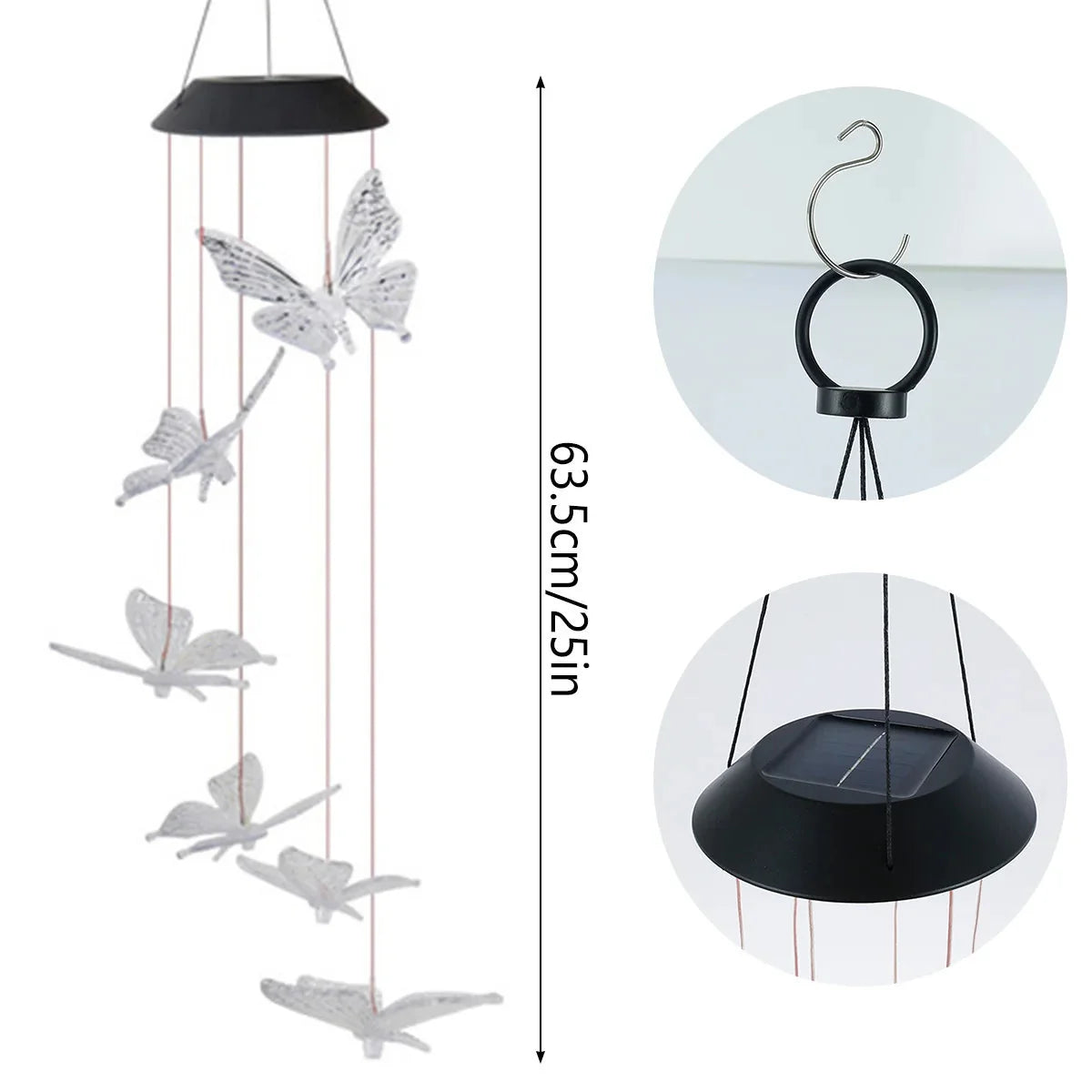 Butterfly Lamp | Solar-Powered LED & Weather-Resistant