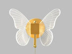 Butterfly Wall Light | LED Acrylic & Metal | 18 x 20 cm