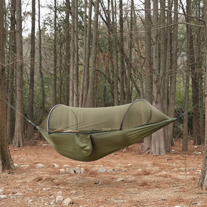 Camping Hammock | Mosquito Net & Sun Canopy | 260 x 140 cm