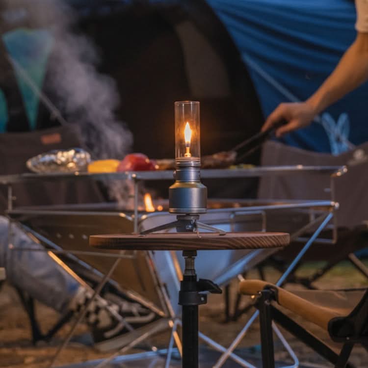 Camping Lamp | Butane-Powered & Stepless Adjustable Flame