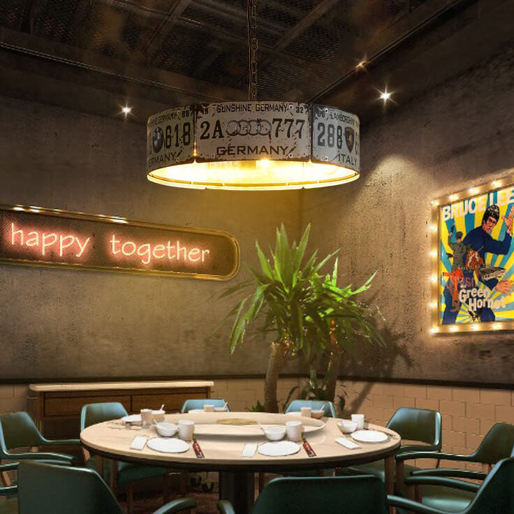 Candelabra Ceiling Light | Industrial Metal & Adjustable Chain | 3-5 Light Options