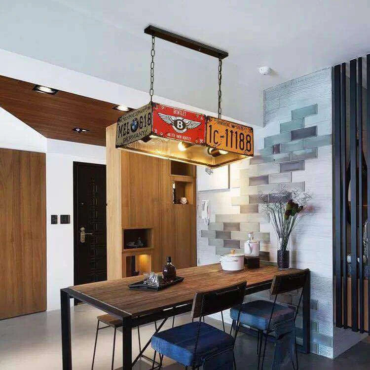 Candelabra Ceiling Light | Industrial Metal & Adjustable Chain | 3-5 Light Options