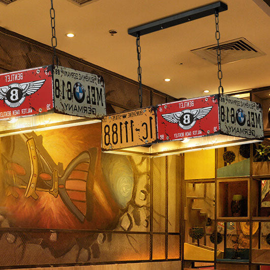 Candelabra Ceiling Light | Industrial Metal & Adjustable Chain | 3-5 Light Options