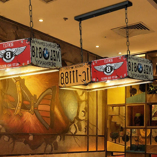 Candelabra Ceiling Light | Industrial Metal & Adjustable Chain | 3-5 Light Options