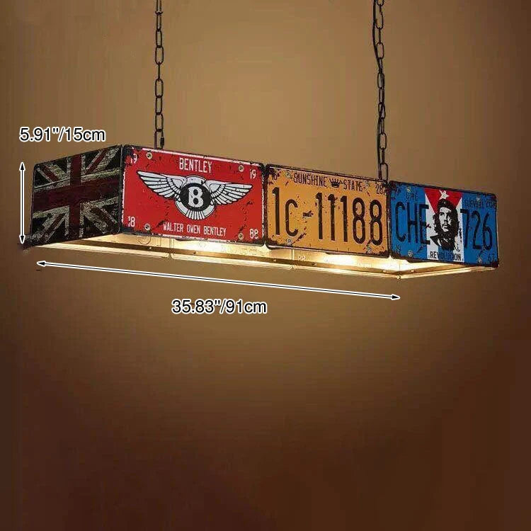 Candelabra Ceiling Light | Industrial Metal & Adjustable Chain | 3-5 Light Options