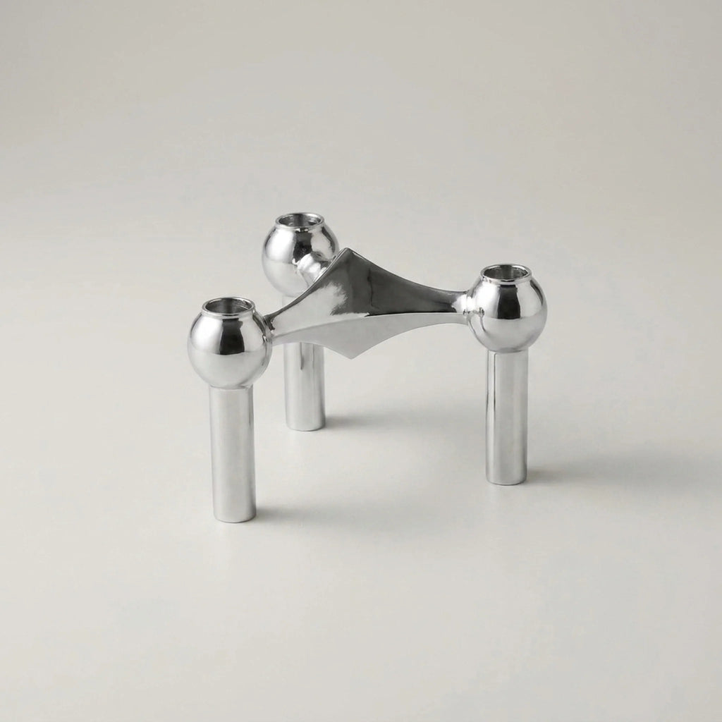 Candle Holder | Molecular-Inspired Sculptural Design