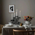 Candle Holder | Molecular-Inspired Sculptural Design