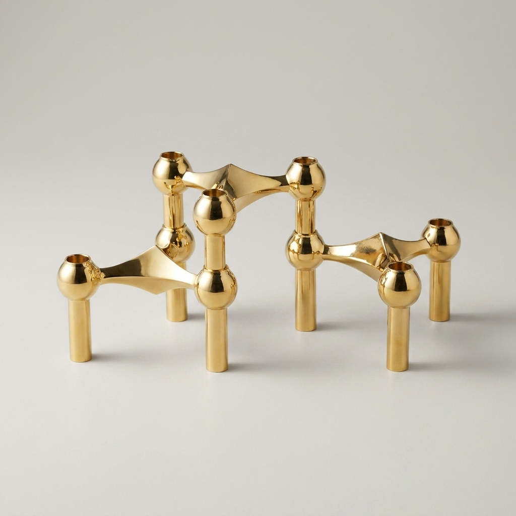 Candle Holder | Molecular-Inspired Sculptural Design