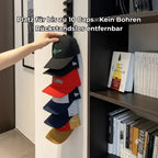Cap Wall Mount | Gentle Clips & Space-Saving | Holds 10 Caps