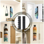 Cap Wall Mount | Gentle Clips & Space-Saving | Holds 10 Caps