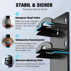 Cap Wall Mount | Gentle Clips & Space-Saving | Holds 10 Caps