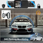 Car Dash Cam | 4-Channel WiFi & Night Vision
