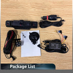 Car Dash Cam | 4-Channel WiFi & Night Vision