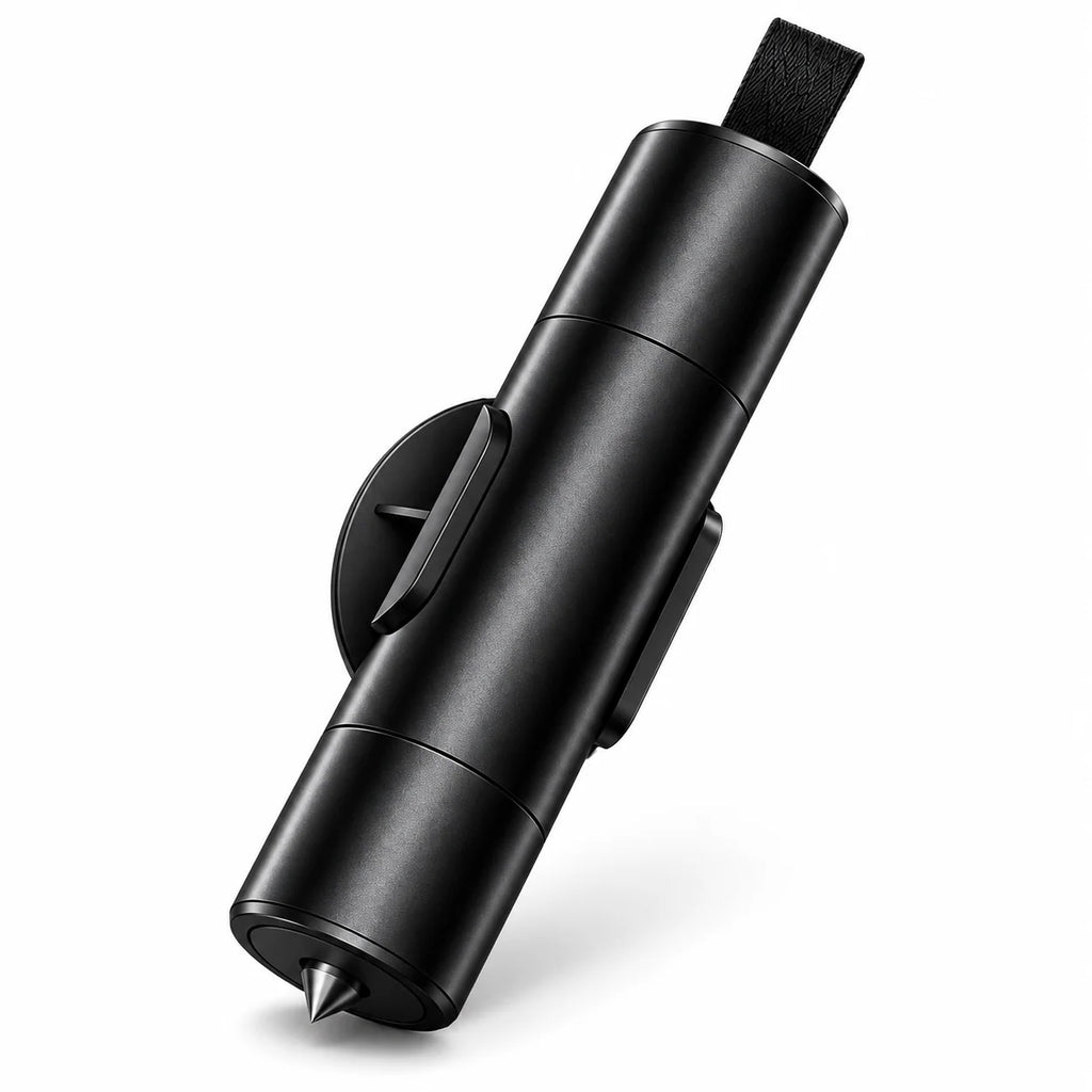 Car Escape Tool | Glass Breaker & Seatbelt Cutter | Compact Keyring-Ready