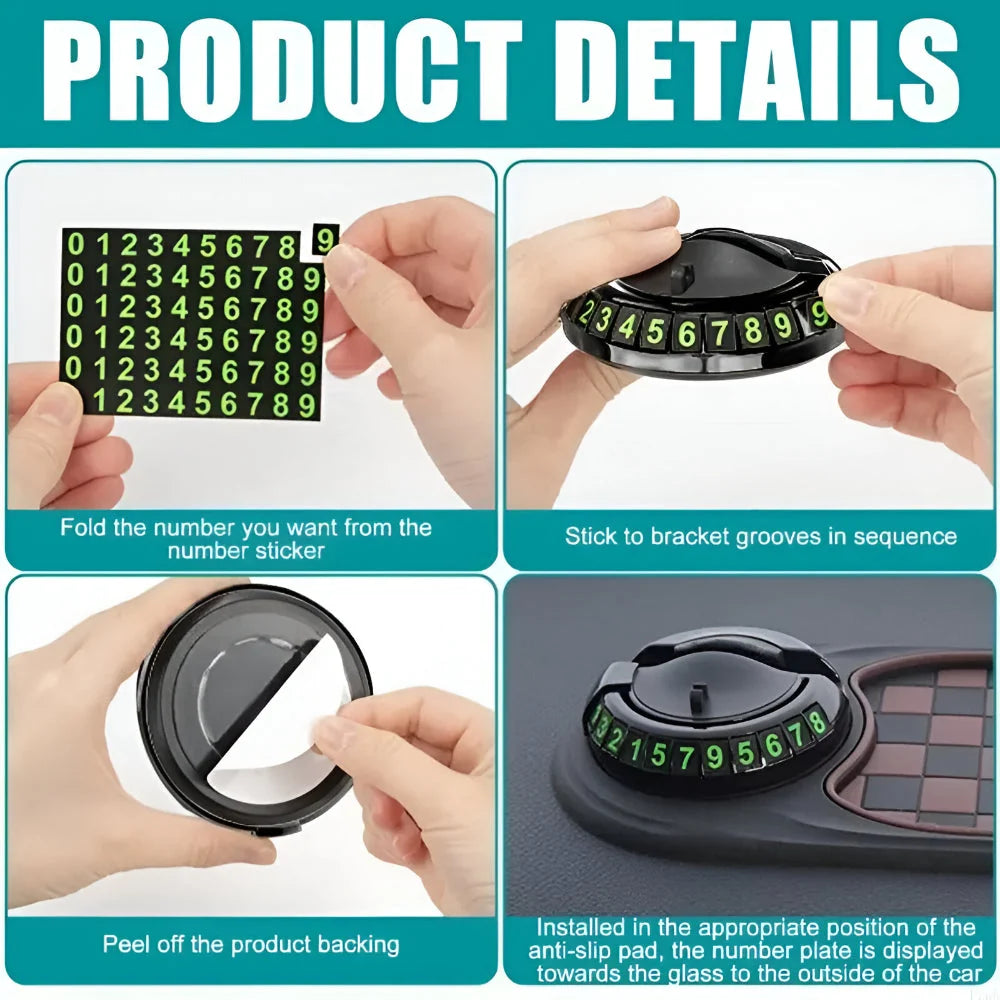 Car Phone Holder | 360-Degree Rotating & Non-Adhesive Anti-Slip | Set of 2