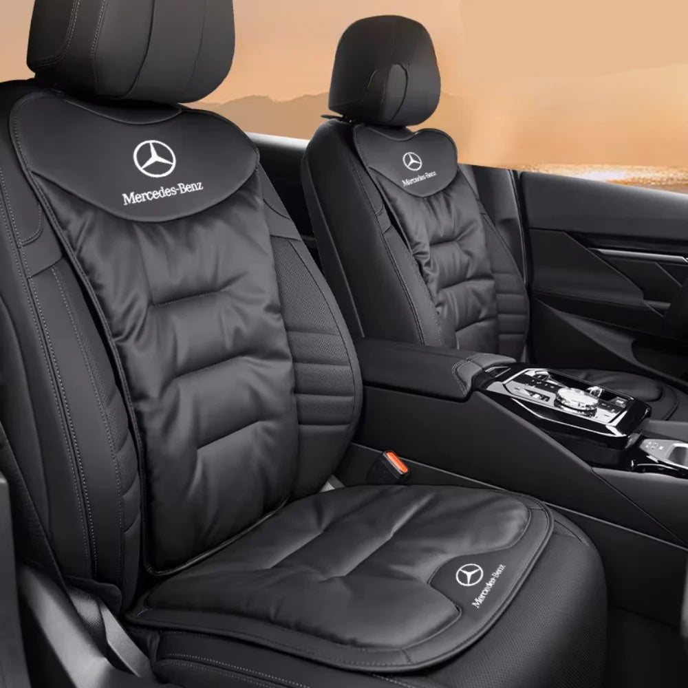 Car Seat Cushion | Ergonomic Contoured Lumbar Support & Foam Core | Detachable Washable Cover