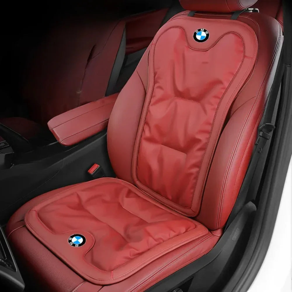 Car Seat Cushion | Ergonomic Contoured Lumbar Support & Foam Core | Detachable Washable Cover