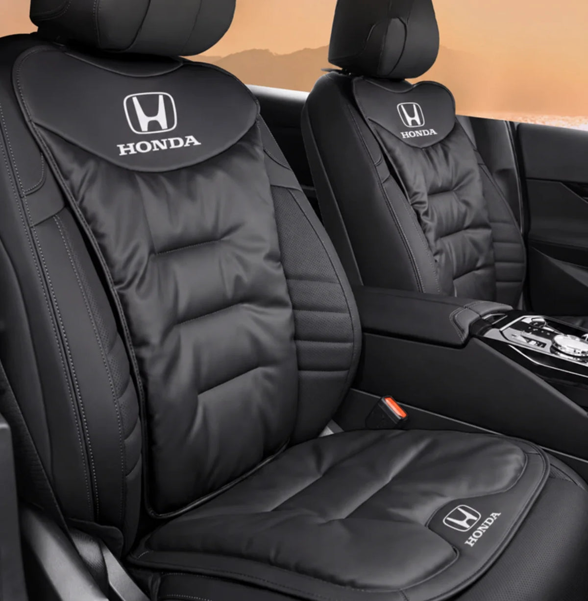 Car Seat Cushion | Ergonomic Contoured Lumbar Support & Foam Core | Detachable Washable Cover