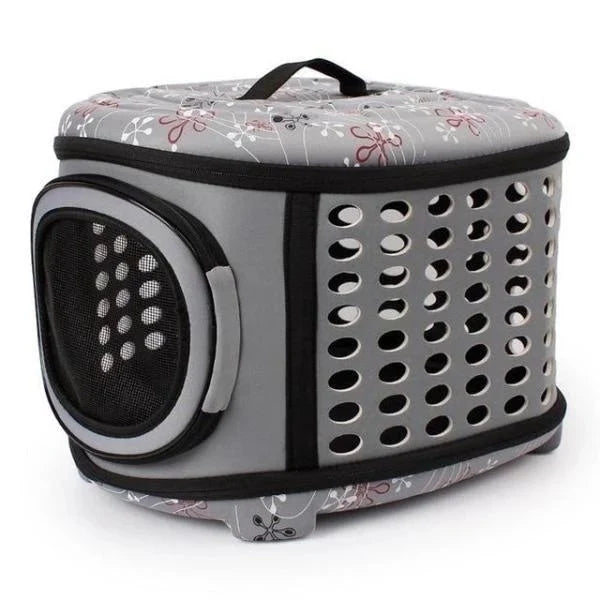 Cat Carrier | Foldable Hard-Top & Mesh Door With Padded Mat | For Large Cats