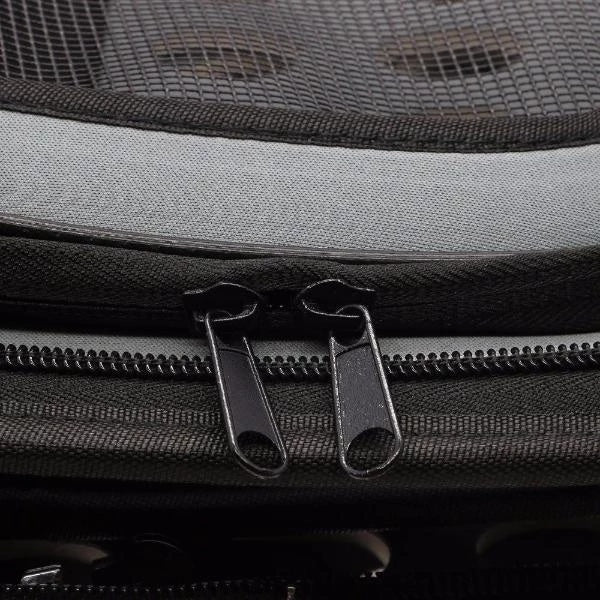 Cat Carrier | Foldable Hard-Top & Mesh Door With Padded Mat | For Large Cats