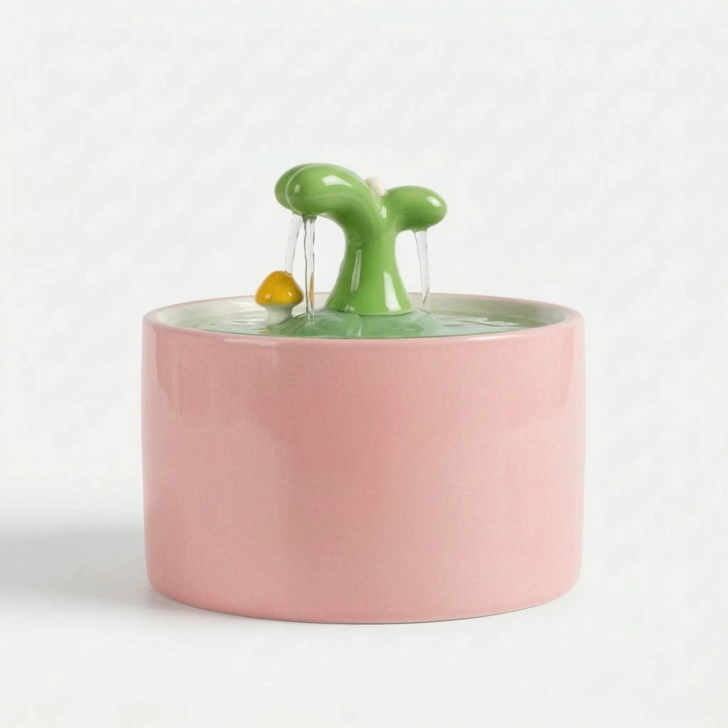 Cat Fountain | Dual Filtration & Food-Grade Ceramic | Under 40 dB