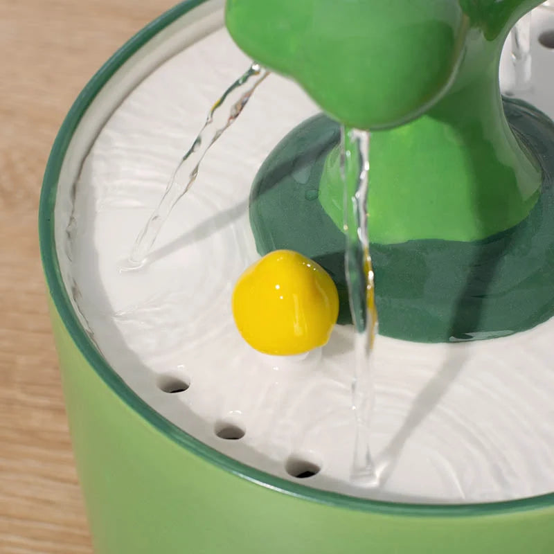 Cat Fountain | Dual Filtration & Food-Grade Ceramic | Under 40 dB