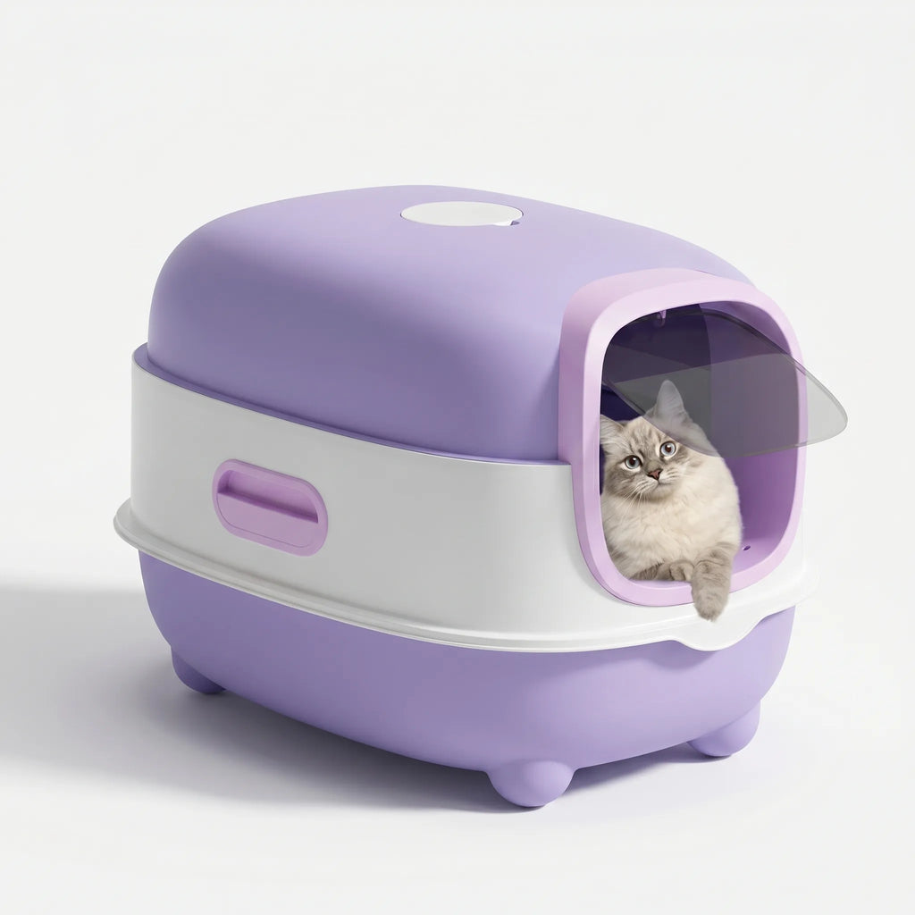 Cat Litter Box | Fully Enclosed & UV Disinfection | XL