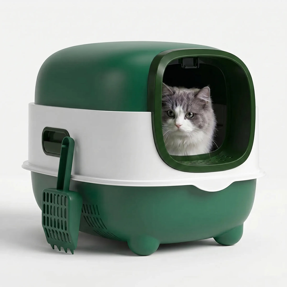 Cat Litter Box | Fully Enclosed & UV Disinfection | XL