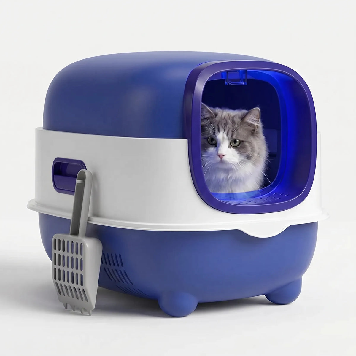 Cat Litter Box | Fully Enclosed & UV Disinfection | XL