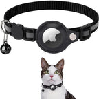Cat Safety Collar | GPS Tracker Holder & Quick-Release | Reflective Nylon